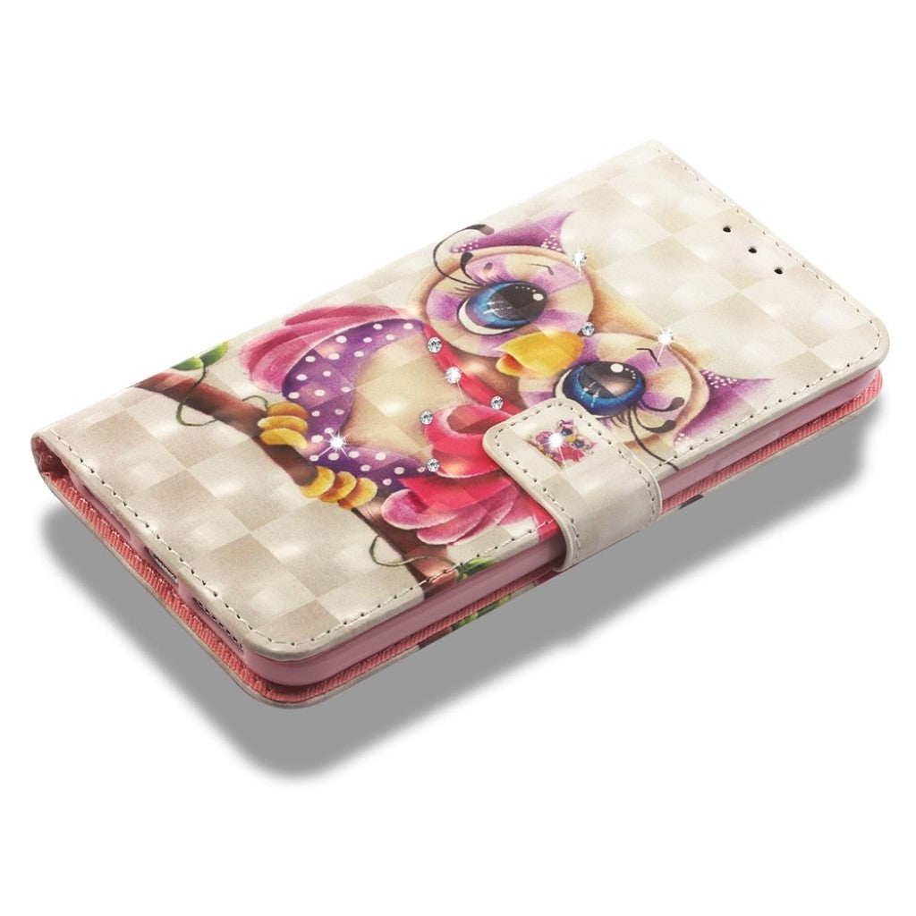 Rhinestone læder-etui til iPhone XS Max