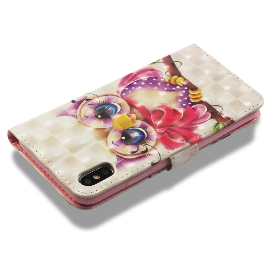 Rhinestone læder-etui til iPhone XS Max